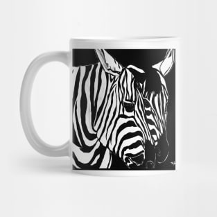 Zebra Black and White and Bold Mug